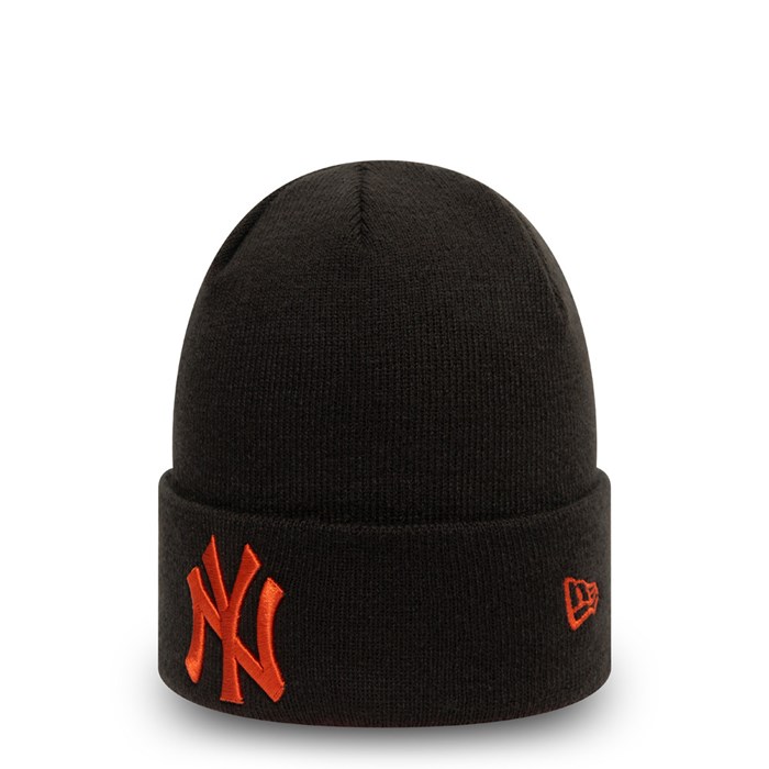 New York Yankees League Essential Cuff Pipohattu Mustat - New Era Lippikset Suomi FI-624730